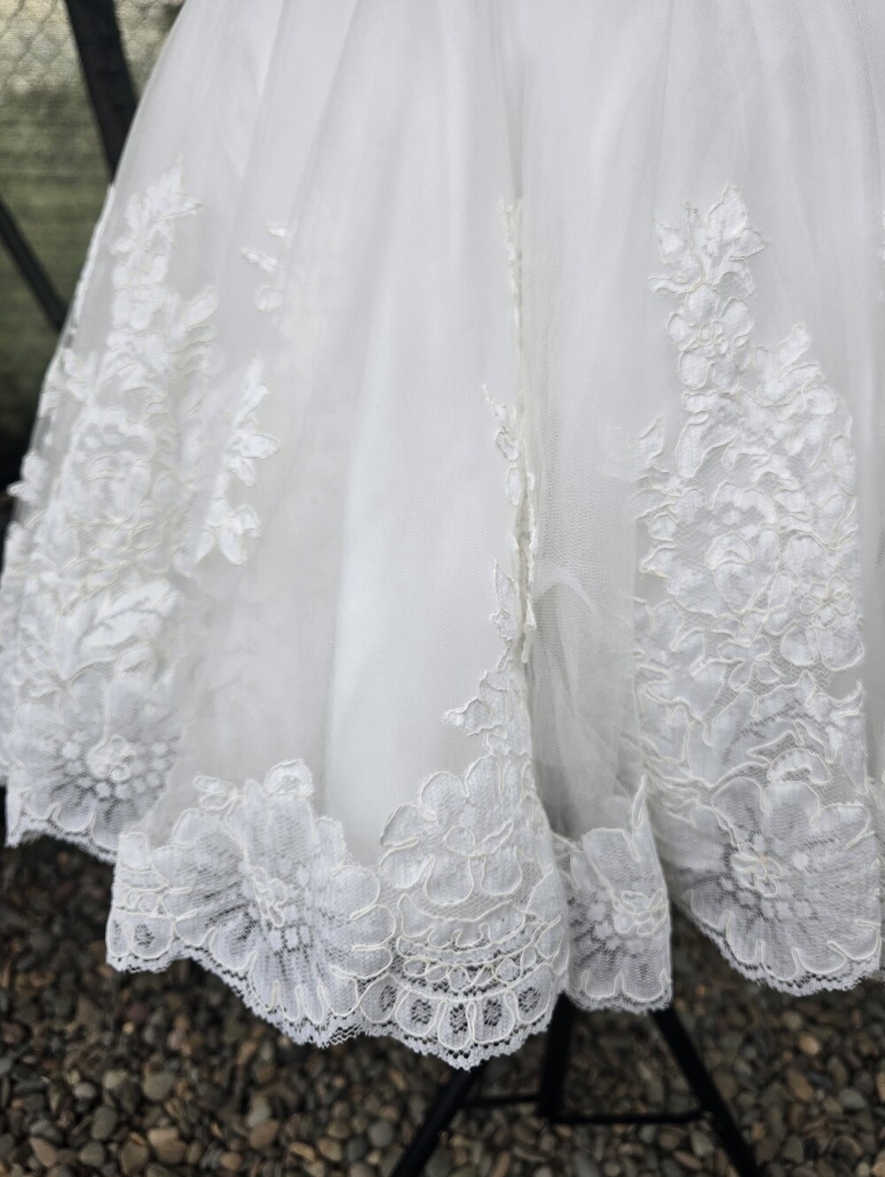 Sherri Hill White Pearl-Embellished Beaded Modern Romantic Bridal Cocktail Dress - Picture 7 of 9